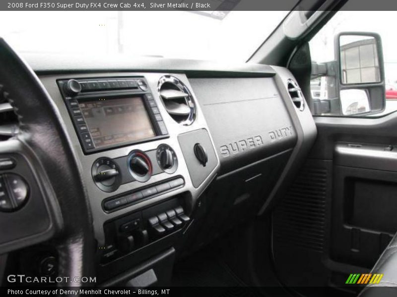 Silver Metallic / Black 2008 Ford F350 Super Duty FX4 Crew Cab 4x4
