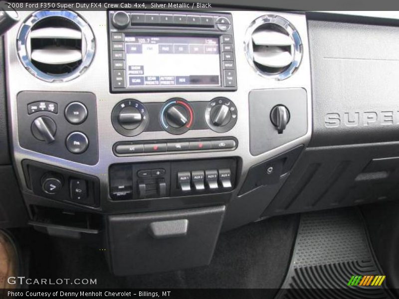 Silver Metallic / Black 2008 Ford F350 Super Duty FX4 Crew Cab 4x4