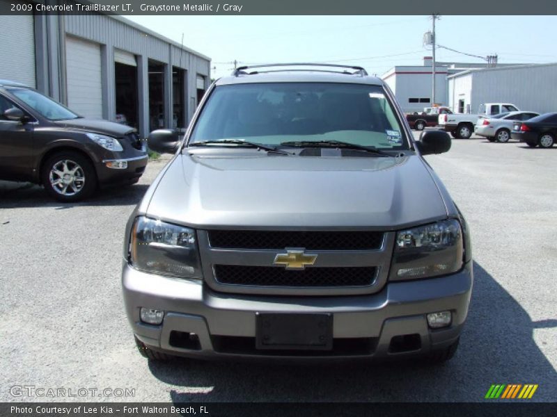 Graystone Metallic / Gray 2009 Chevrolet TrailBlazer LT