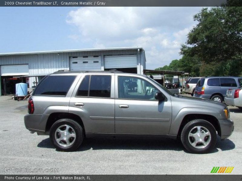 Graystone Metallic / Gray 2009 Chevrolet TrailBlazer LT