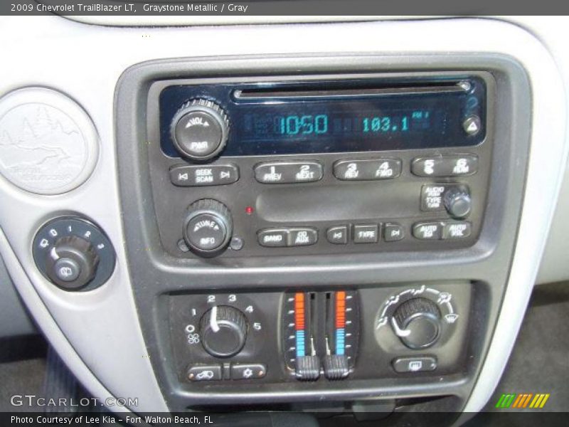 Graystone Metallic / Gray 2009 Chevrolet TrailBlazer LT