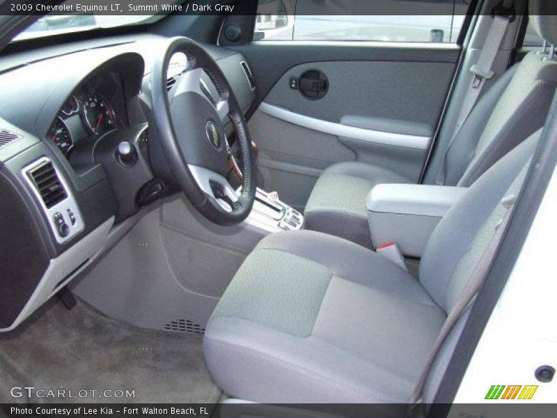 Summit White / Dark Gray 2009 Chevrolet Equinox LT