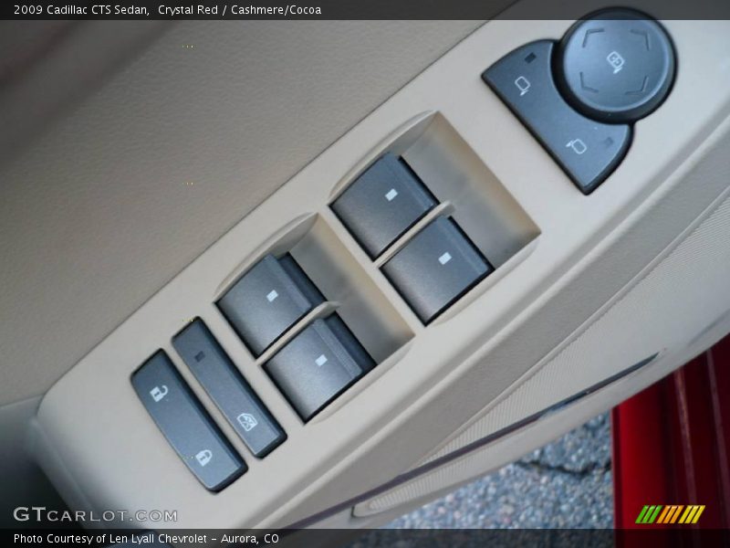 Crystal Red / Cashmere/Cocoa 2009 Cadillac CTS Sedan