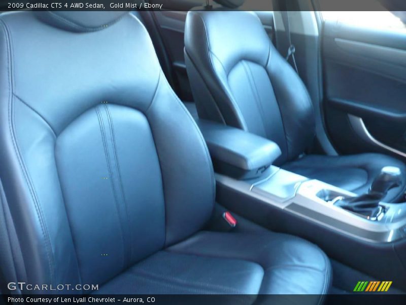 Gold Mist / Ebony 2009 Cadillac CTS 4 AWD Sedan