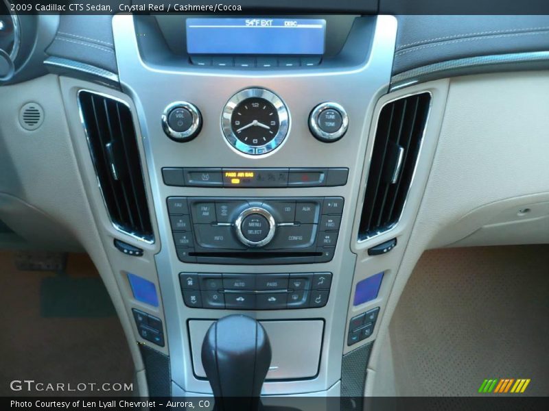 Crystal Red / Cashmere/Cocoa 2009 Cadillac CTS Sedan