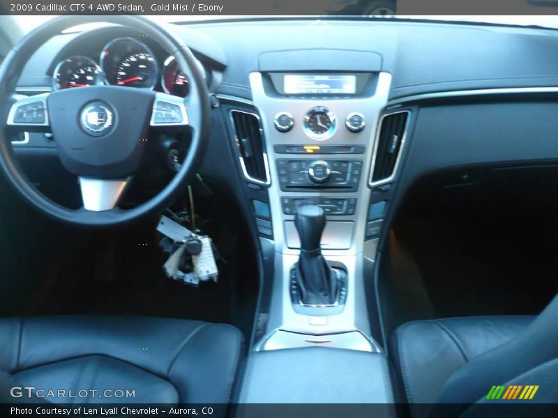 Gold Mist / Ebony 2009 Cadillac CTS 4 AWD Sedan