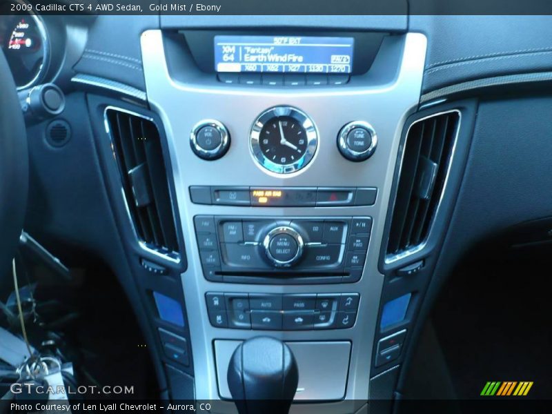 Gold Mist / Ebony 2009 Cadillac CTS 4 AWD Sedan