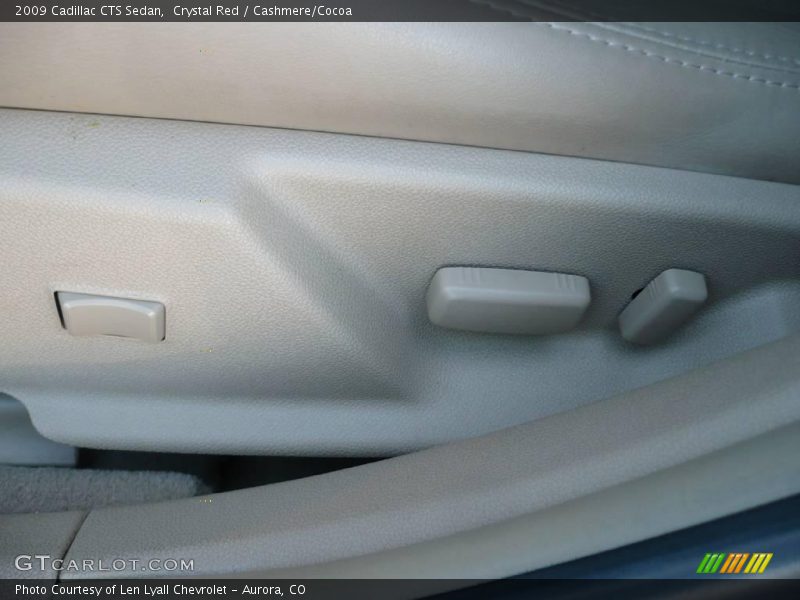 Crystal Red / Cashmere/Cocoa 2009 Cadillac CTS Sedan