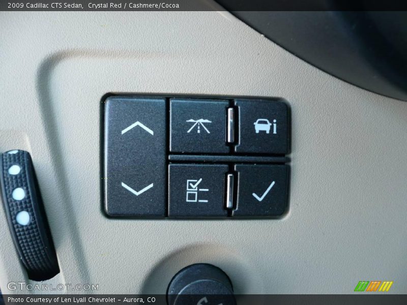 Crystal Red / Cashmere/Cocoa 2009 Cadillac CTS Sedan