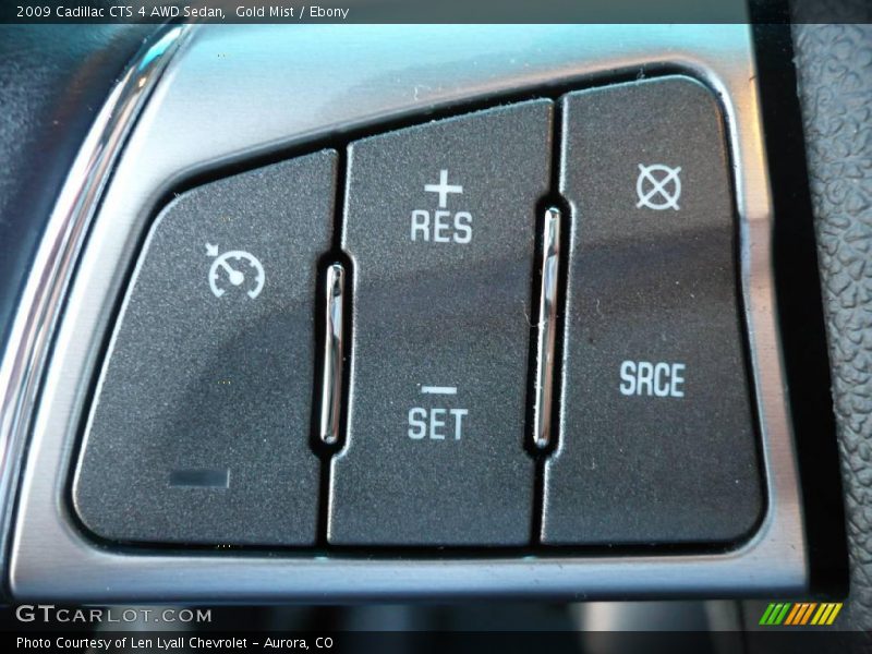 Gold Mist / Ebony 2009 Cadillac CTS 4 AWD Sedan
