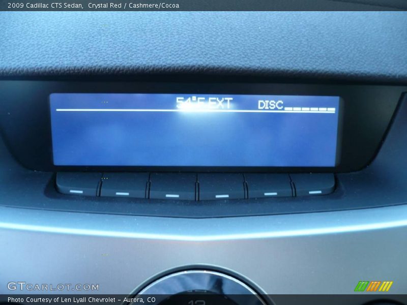 Crystal Red / Cashmere/Cocoa 2009 Cadillac CTS Sedan