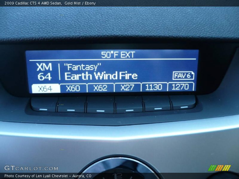 Gold Mist / Ebony 2009 Cadillac CTS 4 AWD Sedan