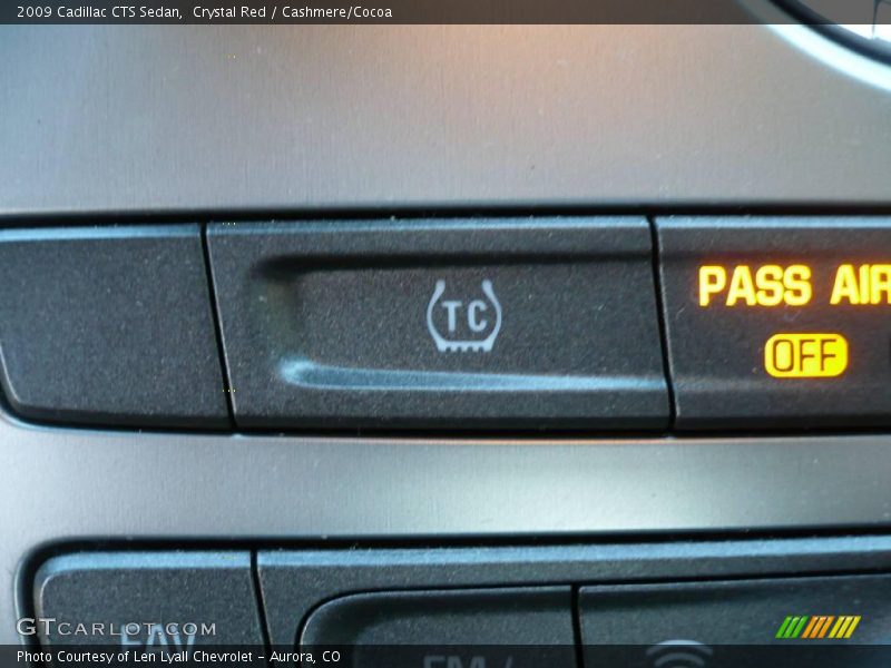 Crystal Red / Cashmere/Cocoa 2009 Cadillac CTS Sedan