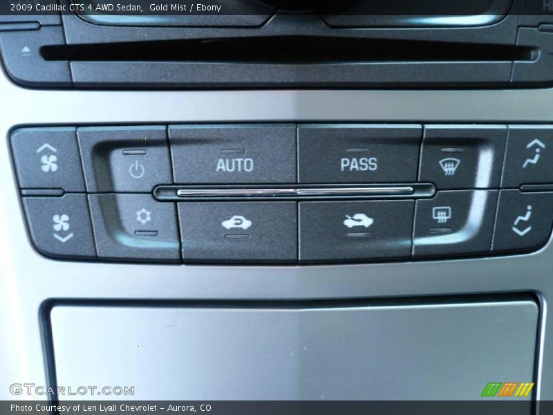 Gold Mist / Ebony 2009 Cadillac CTS 4 AWD Sedan