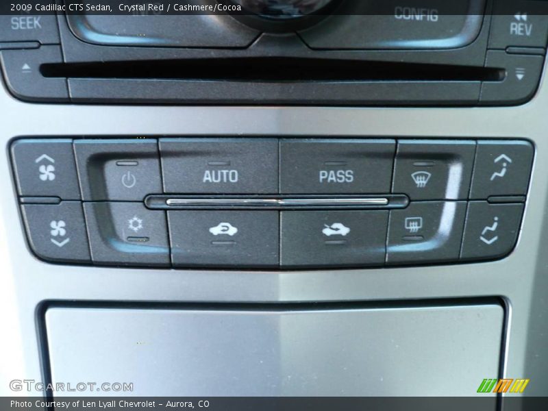 Crystal Red / Cashmere/Cocoa 2009 Cadillac CTS Sedan