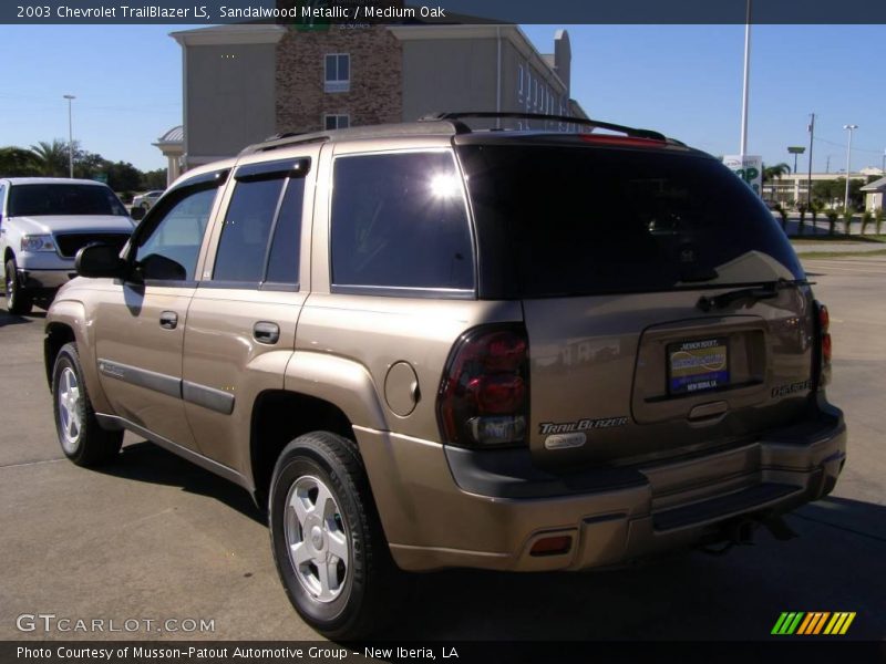 Sandalwood Metallic / Medium Oak 2003 Chevrolet TrailBlazer LS