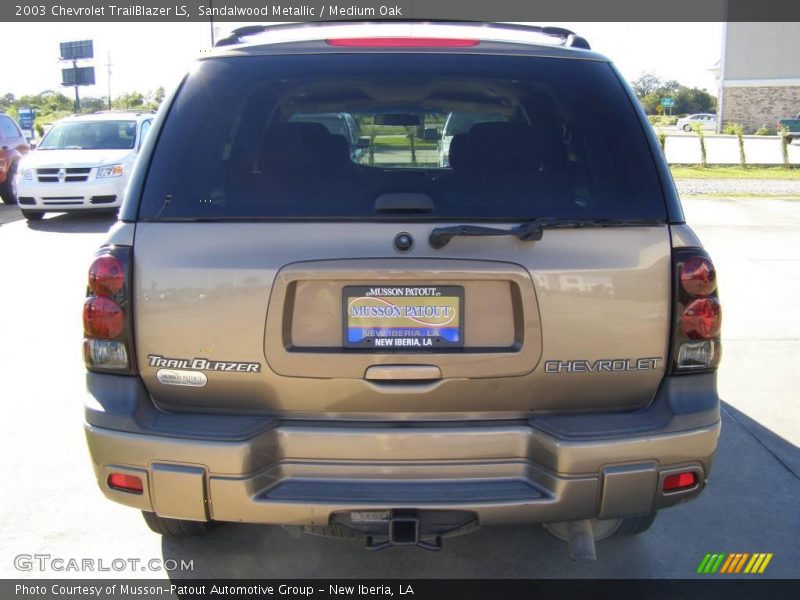 Sandalwood Metallic / Medium Oak 2003 Chevrolet TrailBlazer LS