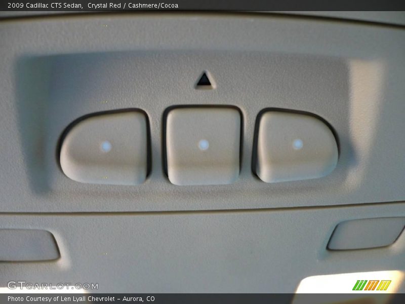 Crystal Red / Cashmere/Cocoa 2009 Cadillac CTS Sedan