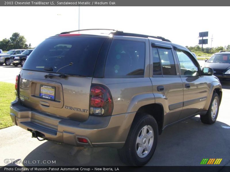 Sandalwood Metallic / Medium Oak 2003 Chevrolet TrailBlazer LS