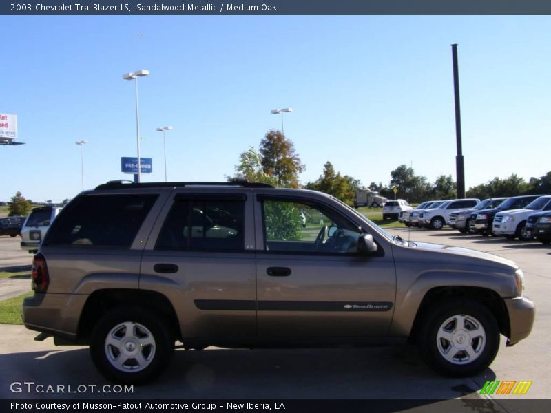 Sandalwood Metallic / Medium Oak 2003 Chevrolet TrailBlazer LS