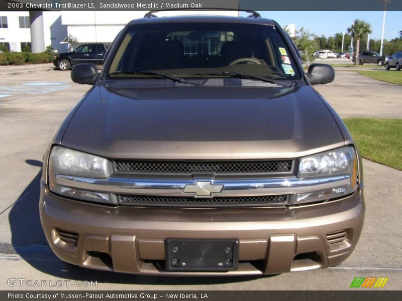 Sandalwood Metallic / Medium Oak 2003 Chevrolet TrailBlazer LS