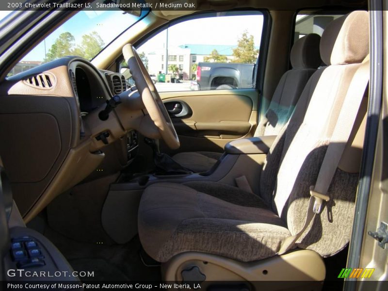 Sandalwood Metallic / Medium Oak 2003 Chevrolet TrailBlazer LS