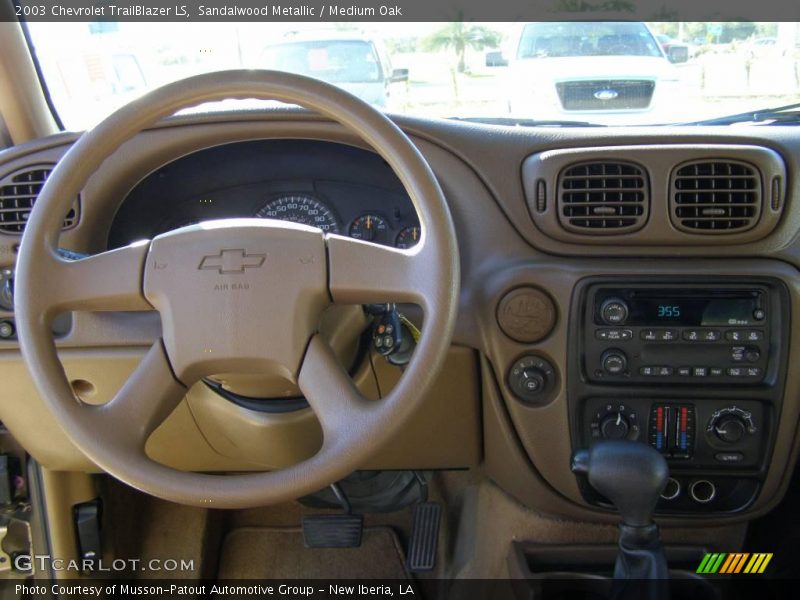 Sandalwood Metallic / Medium Oak 2003 Chevrolet TrailBlazer LS