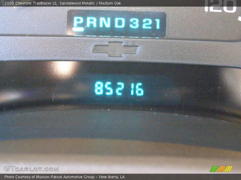 Sandalwood Metallic / Medium Oak 2003 Chevrolet TrailBlazer LS