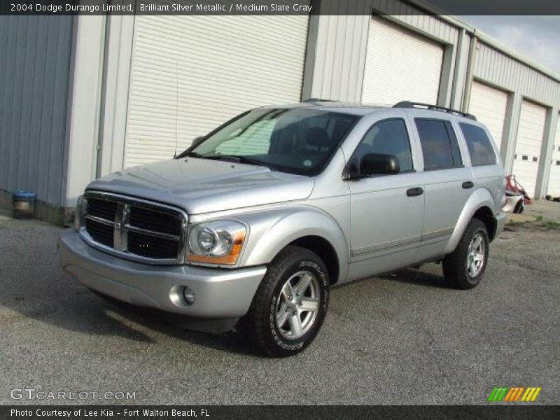 Brilliant Silver Metallic / Medium Slate Gray 2004 Dodge Durango Limited