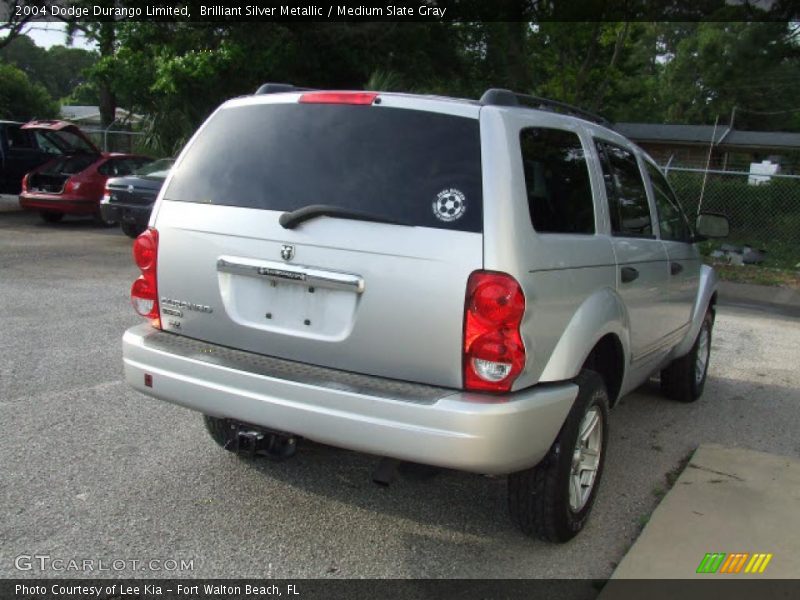 Brilliant Silver Metallic / Medium Slate Gray 2004 Dodge Durango Limited