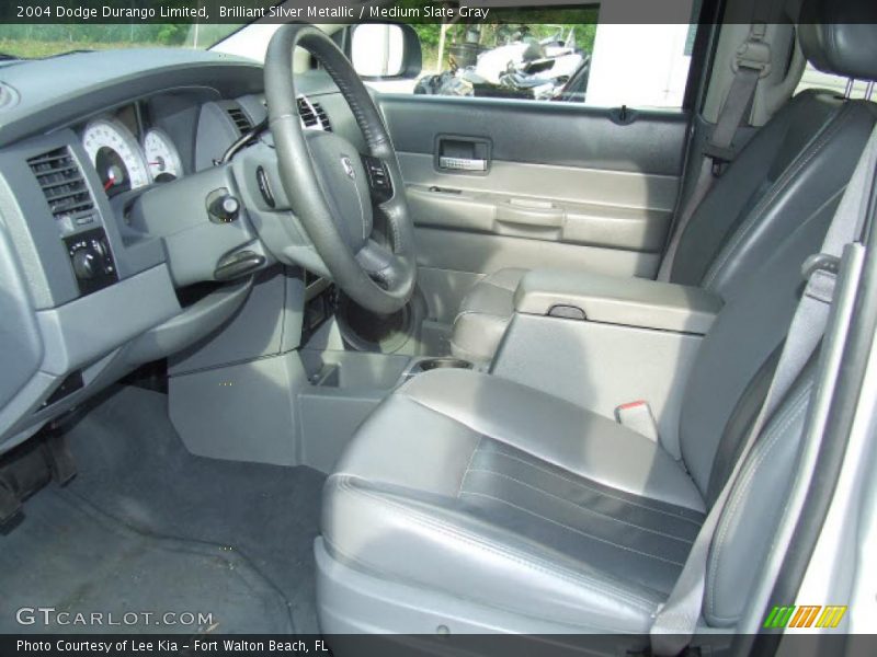 Brilliant Silver Metallic / Medium Slate Gray 2004 Dodge Durango Limited