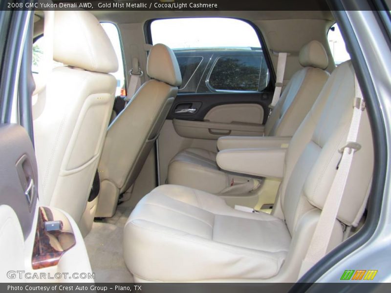 Gold Mist Metallic / Cocoa/Light Cashmere 2008 GMC Yukon Denali AWD
