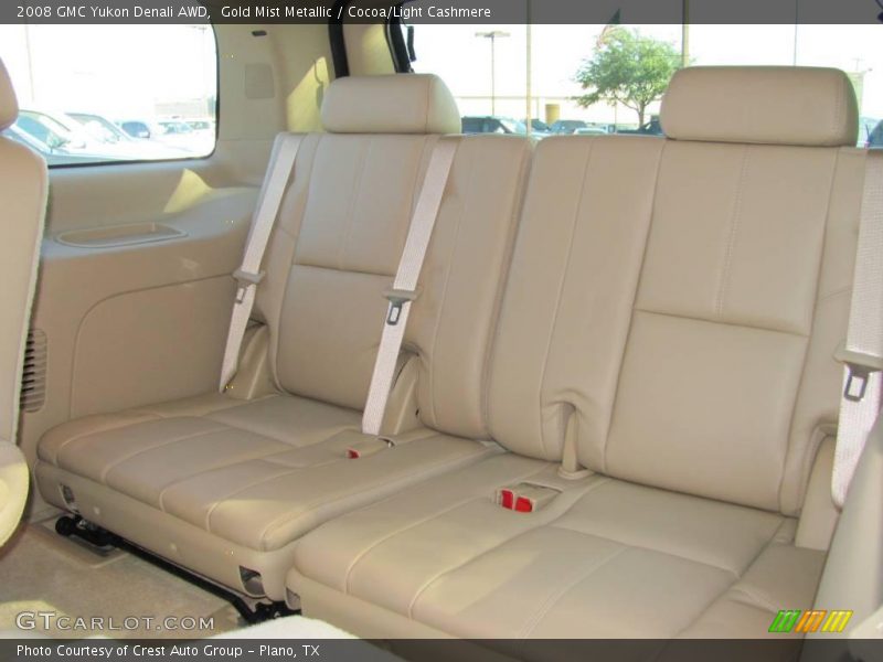 Gold Mist Metallic / Cocoa/Light Cashmere 2008 GMC Yukon Denali AWD