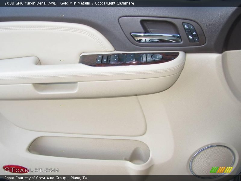 Gold Mist Metallic / Cocoa/Light Cashmere 2008 GMC Yukon Denali AWD