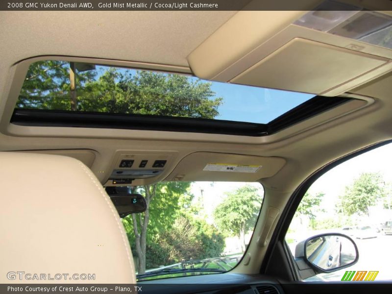 Gold Mist Metallic / Cocoa/Light Cashmere 2008 GMC Yukon Denali AWD