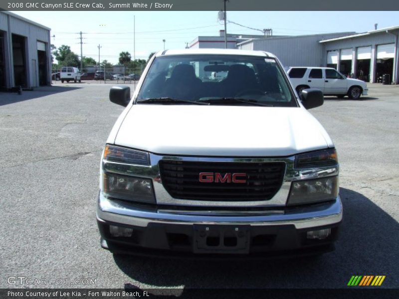 Summit White / Ebony 2008 GMC Canyon SLE Crew Cab