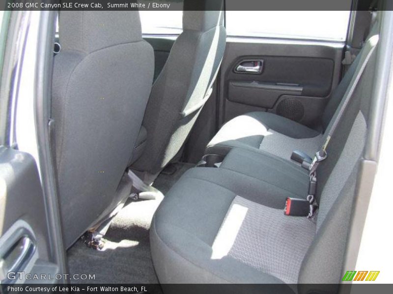 Summit White / Ebony 2008 GMC Canyon SLE Crew Cab