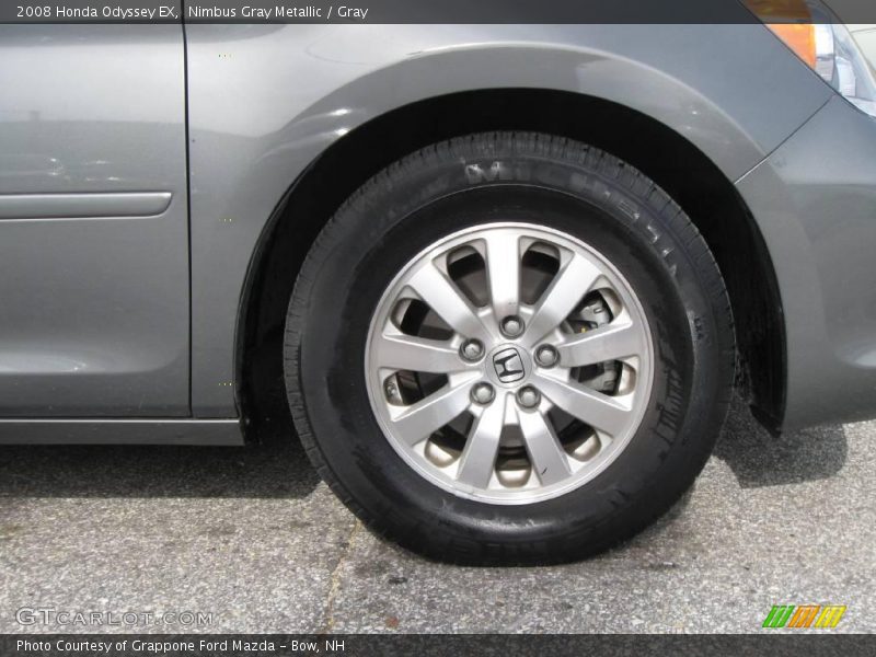 Nimbus Gray Metallic / Gray 2008 Honda Odyssey EX