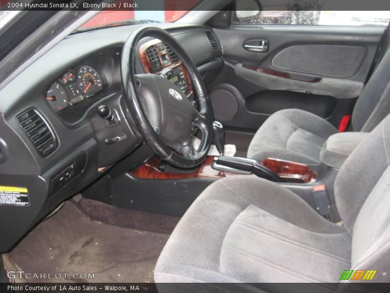 Ebony Black / Black 2004 Hyundai Sonata LX