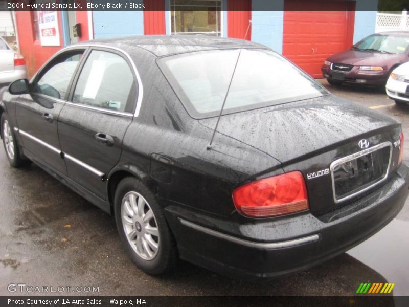 Ebony Black / Black 2004 Hyundai Sonata LX