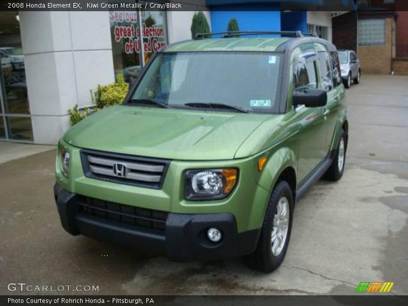 Kiwi Green Metallic / Gray/Black 2008 Honda Element EX