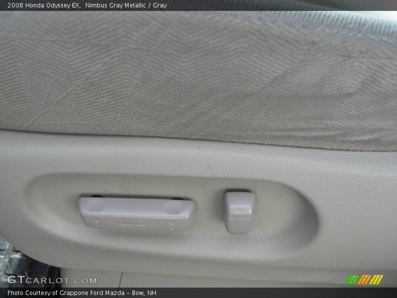 Nimbus Gray Metallic / Gray 2008 Honda Odyssey EX