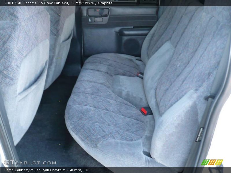 Summit White / Graphite 2001 GMC Sonoma SLS Crew Cab 4x4