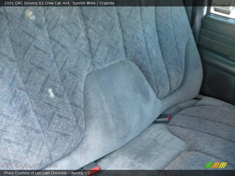 Summit White / Graphite 2001 GMC Sonoma SLS Crew Cab 4x4