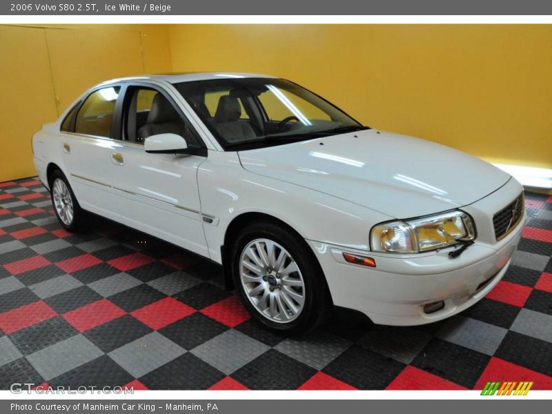Ice White / Beige 2006 Volvo S80 2.5T