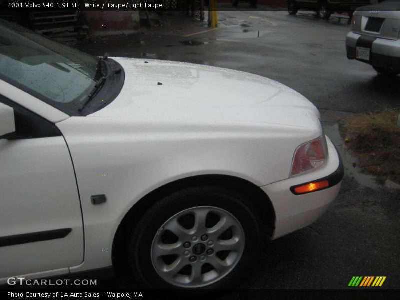 White / Taupe/Light Taupe 2001 Volvo S40 1.9T SE