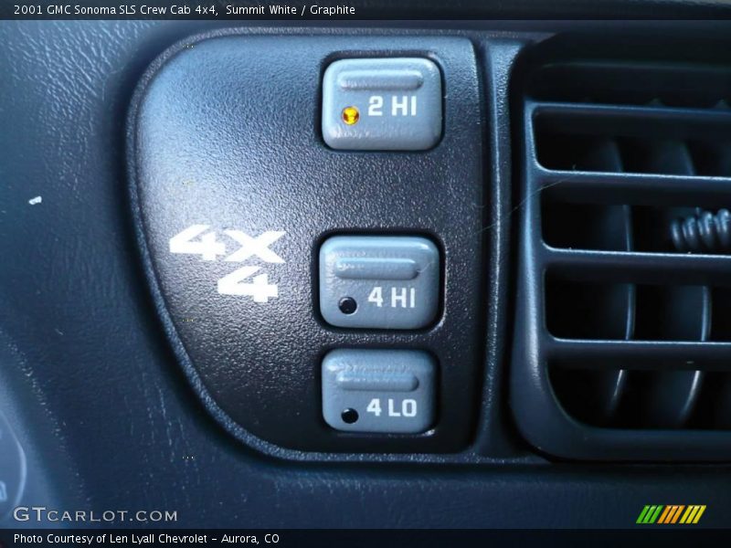 Summit White / Graphite 2001 GMC Sonoma SLS Crew Cab 4x4