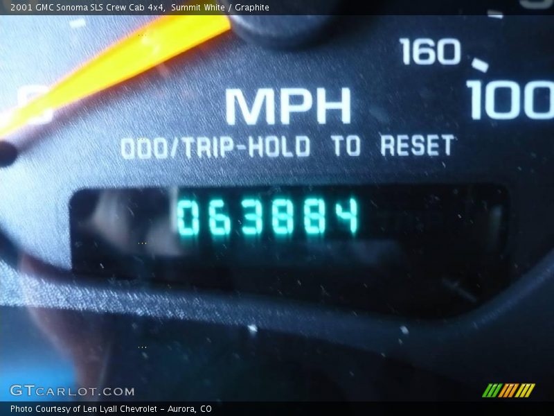 Summit White / Graphite 2001 GMC Sonoma SLS Crew Cab 4x4