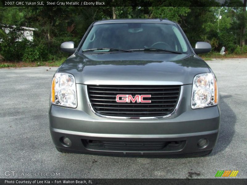 Steel Gray Metallic / Ebony Black 2007 GMC Yukon SLE