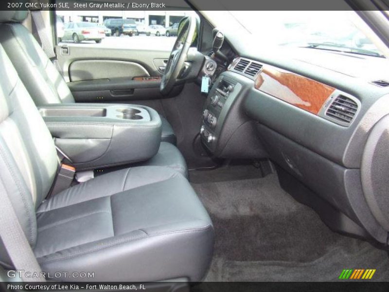 Steel Gray Metallic / Ebony Black 2007 GMC Yukon SLE